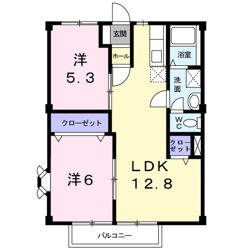 アーバンハイツCの間取り