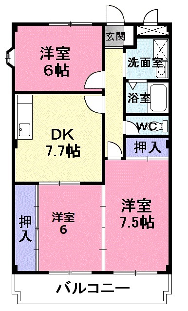 パレスエントピアの間取り