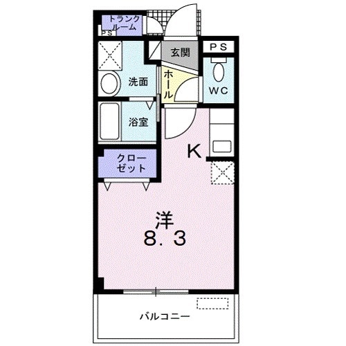 ソレイユ新狭山の間取り