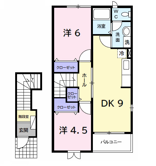 ティーフベルクAの間取り