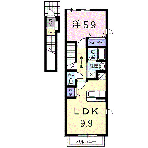 グランツみしまの間取り