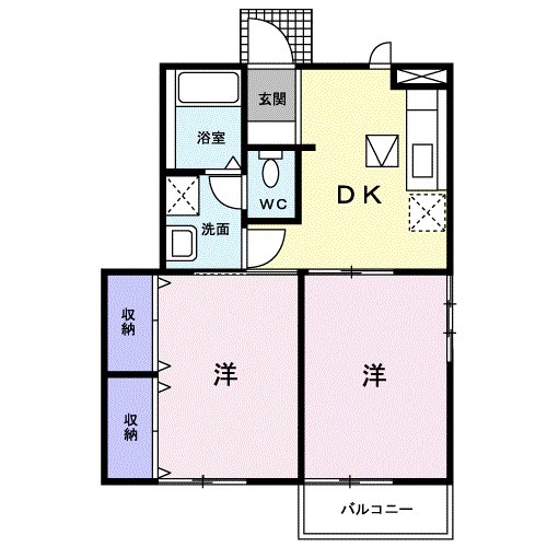 コートヤードⅠの間取り