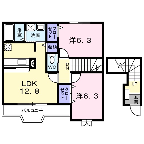 テリアメゾンの間取り