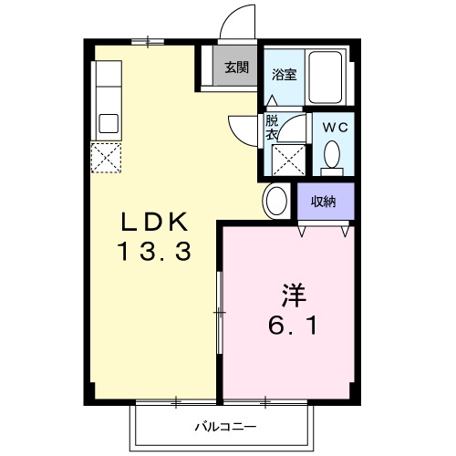 クローバーの間取り