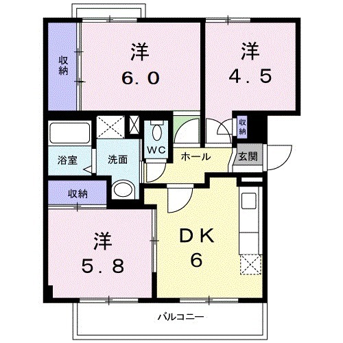 緑風館の間取り