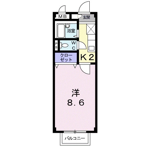 カンパ-ナCの間取り