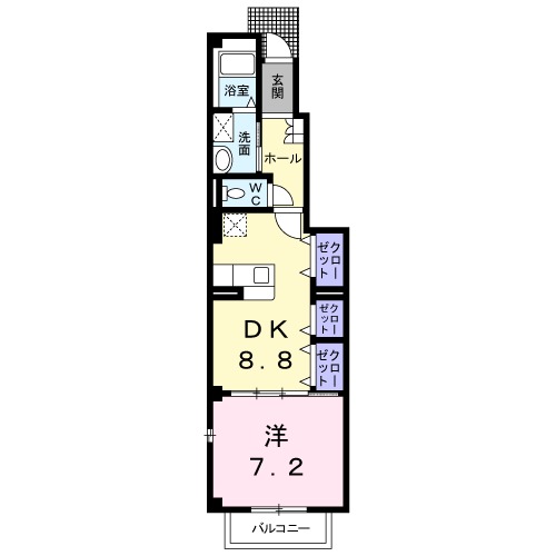 プラタ エムⅠの間取り