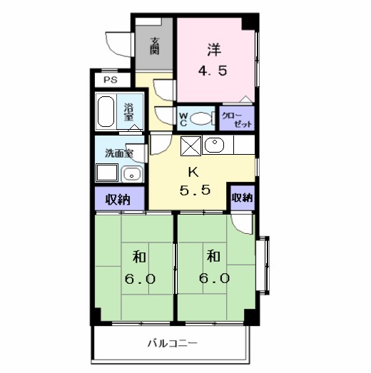 住苑アーク若宮の間取り