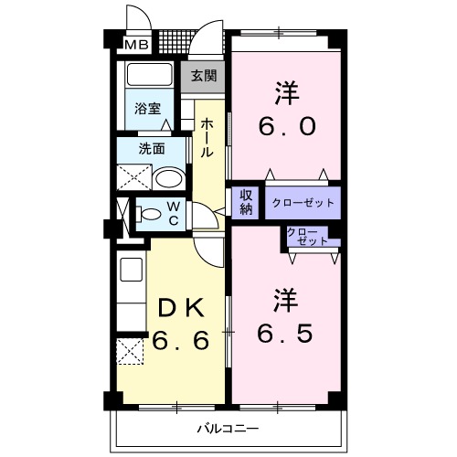 メゾン・ド・フローレの間取り