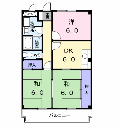 シャトレ純の間取り