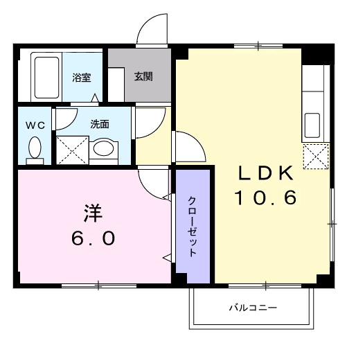サニーヴィラの間取り