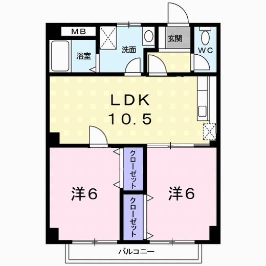 イーストディールの間取り
