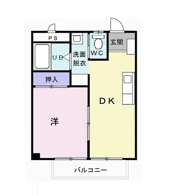 アクティヴハイツの間取り