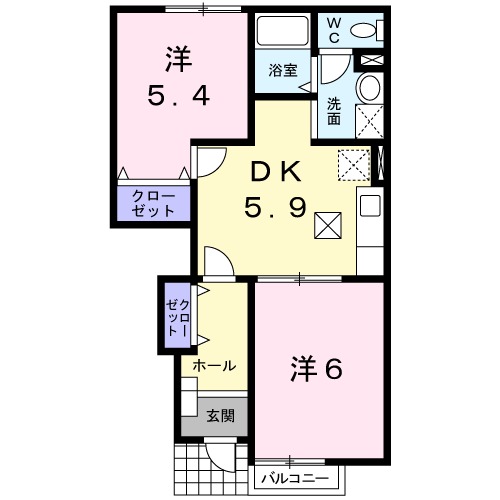 バンブーウエルスの間取り