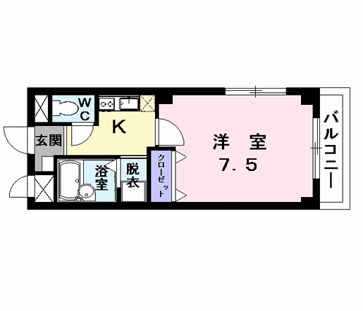 ラゼル山王Ⅱの間取り