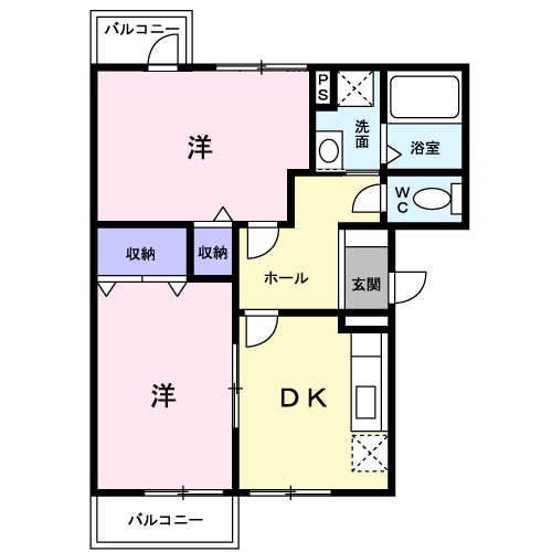 エバーグリーンヒルズの間取り