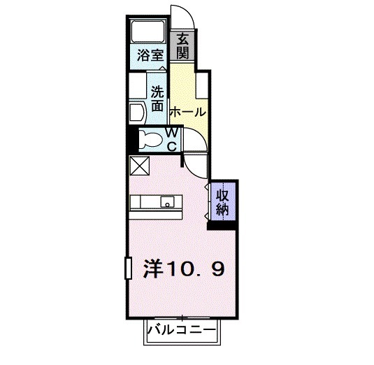 セント・イリスⅠの間取り