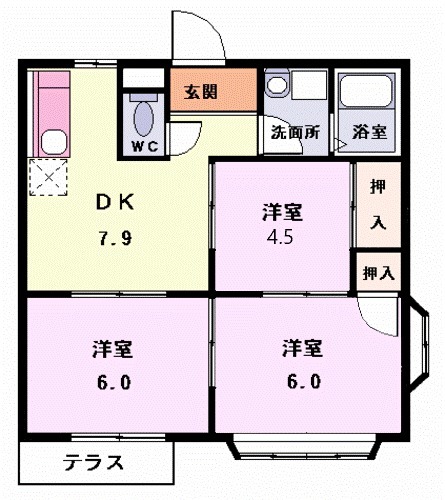パークハイツ栄の間取り