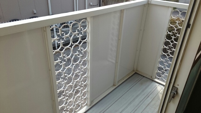 12/20 バルコニー