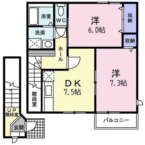 クレストールエムの間取り