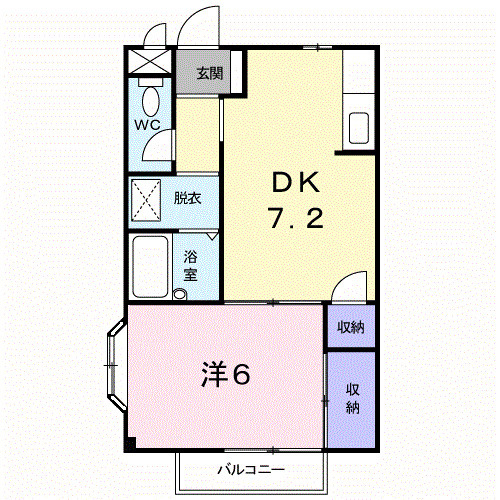 メゾン粟祐の間取り