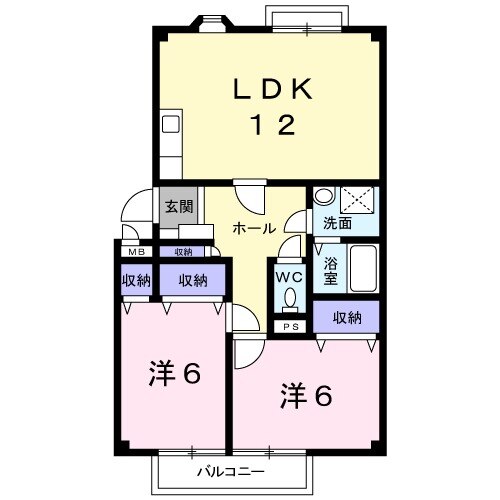 フォーナインハシモトAの間取り
