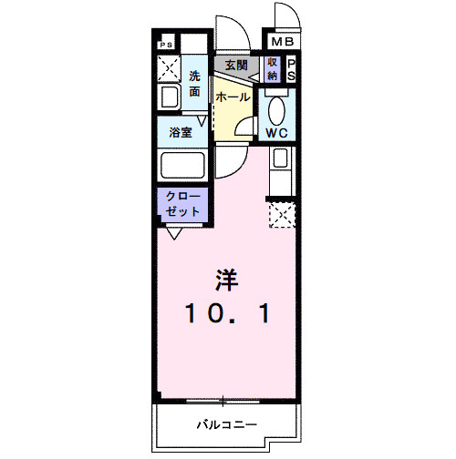 クレメント昆陽の間取り