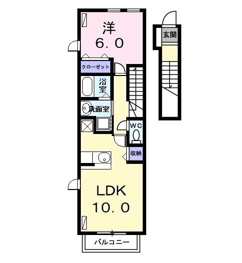 シンフォニアガーデン小本の間取り