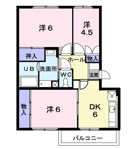 スリーアイズマンションの間取り