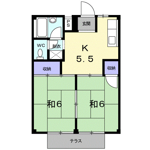 シティハイツアゼリアの間取り