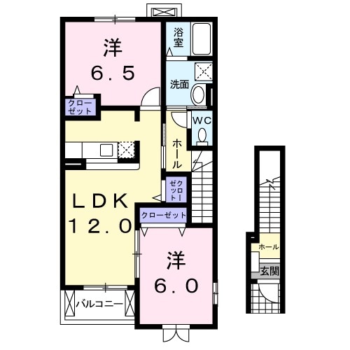 ラフレシール ノアの間取り
