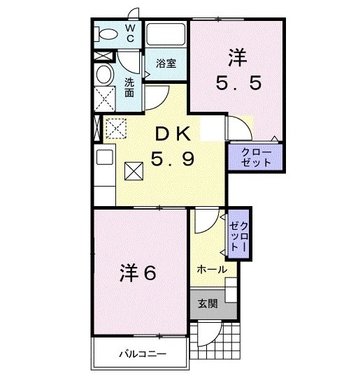 エーデルの間取り