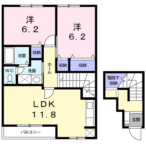 エリア21αの間取り