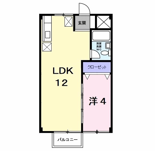 シティーハイツ奈良橋の間取り