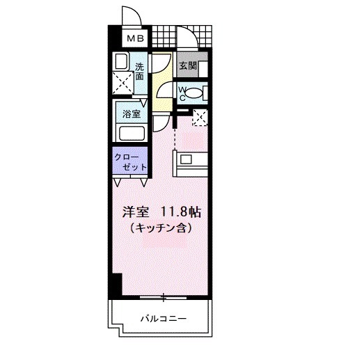 ラフィネ浦和の間取り