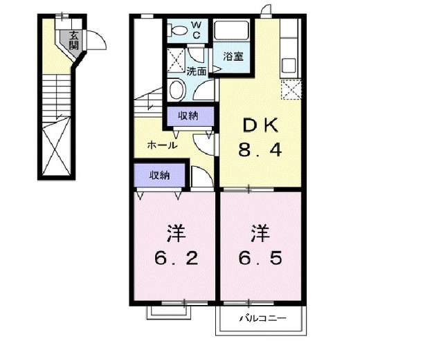 サンプレイス3の間取り