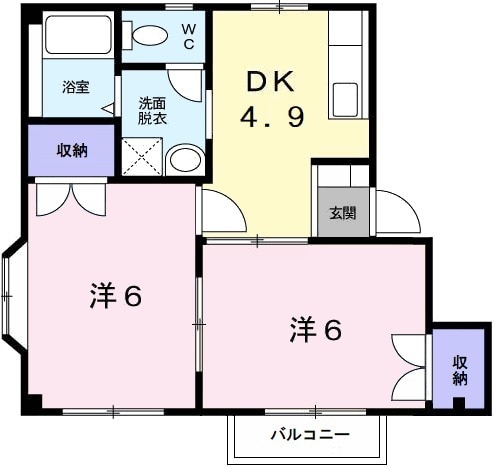 イマージュⅢの間取り