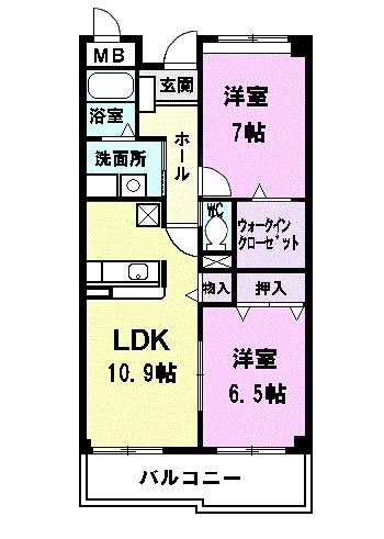 フランカーサの間取り