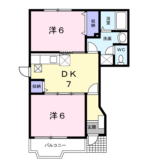 グランデ　アウルム　Ａ・01010号室の間取り