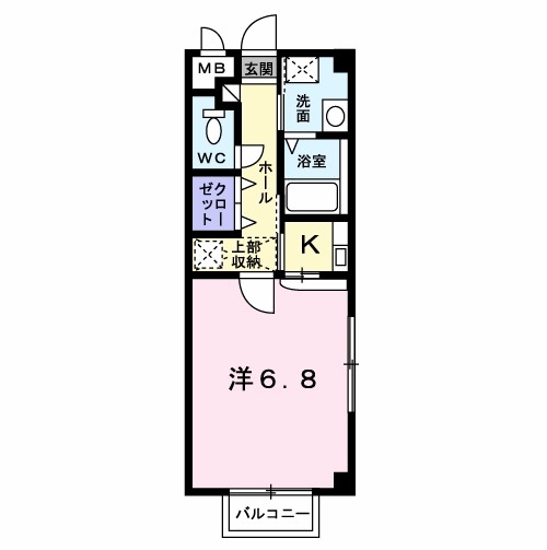 ジュネスパルAの間取り