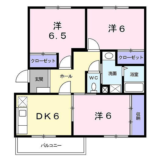 シャトーペガサスの間取り
