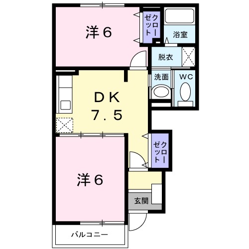 メゾン中の池の間取り
