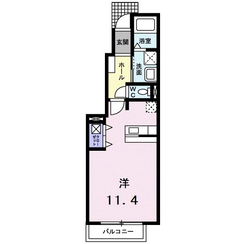 アクテュエル・SⅡの間取り
