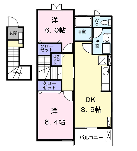キルシェの間取り