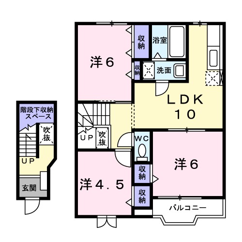 エスポワールAの間取り