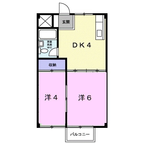 メゾンかおりの間取り