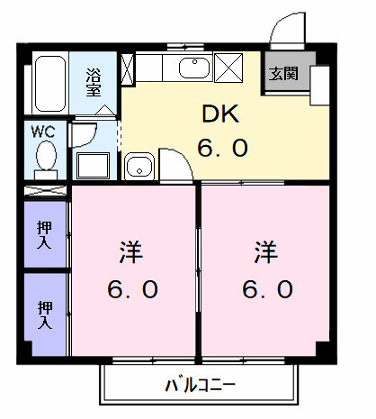 メゾンアドニスの間取り