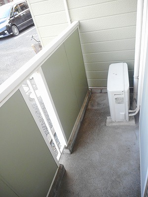 12/24 バルコニー