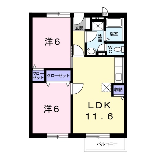 グランピアハイツの間取り