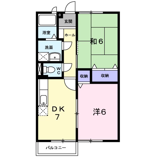 ドミールの間取り